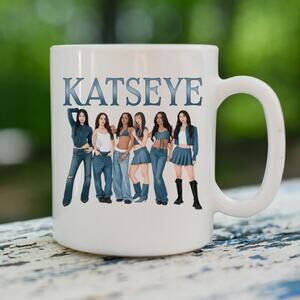 Katseye Music Group 15 oz Coffee Mug Pop Beautiful Chaos Katseye 3